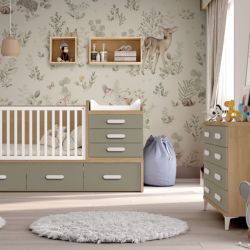 cuna convertible muebles la fábrica