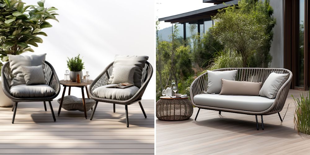 sillón y sofá exterior